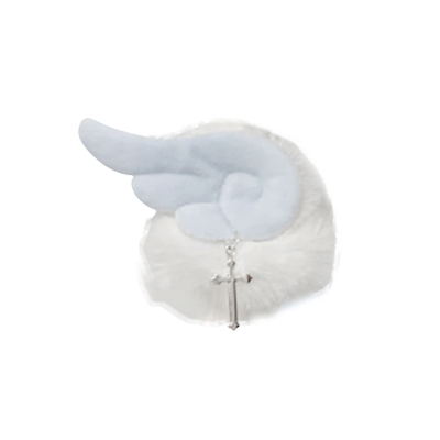 蕾系型翅膀头绳水色发饰