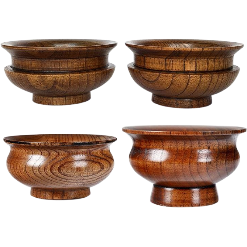 木质碗订制创意蒙古圆形藏式