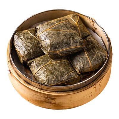 纯素食糯米鸡全素炖煮家用佛家寺院荷叶粽子食广式早茶早餐五点素