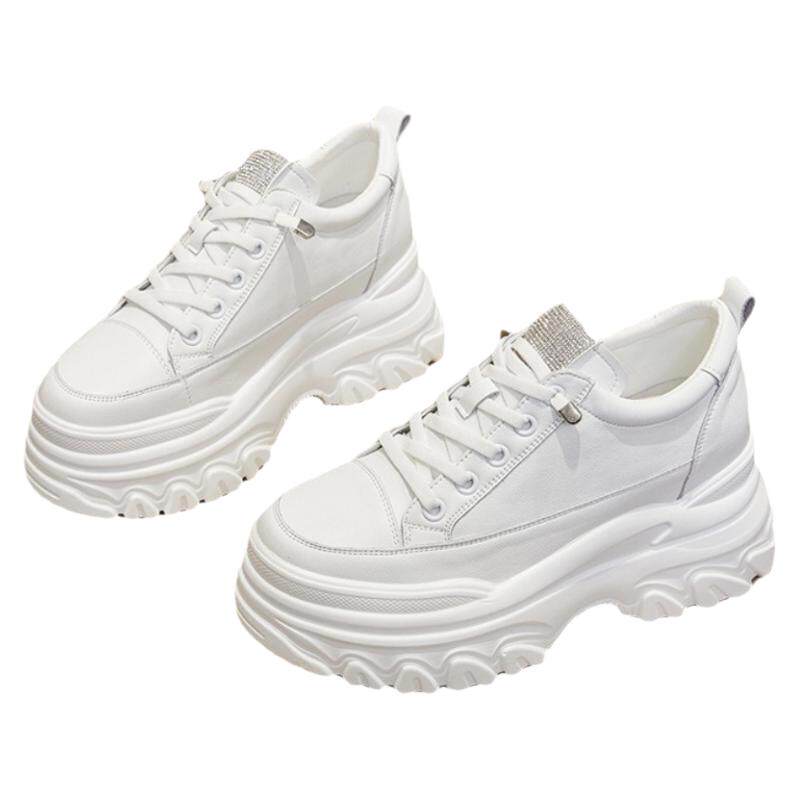 小白鞋女厚底内增高9CM运动鞋