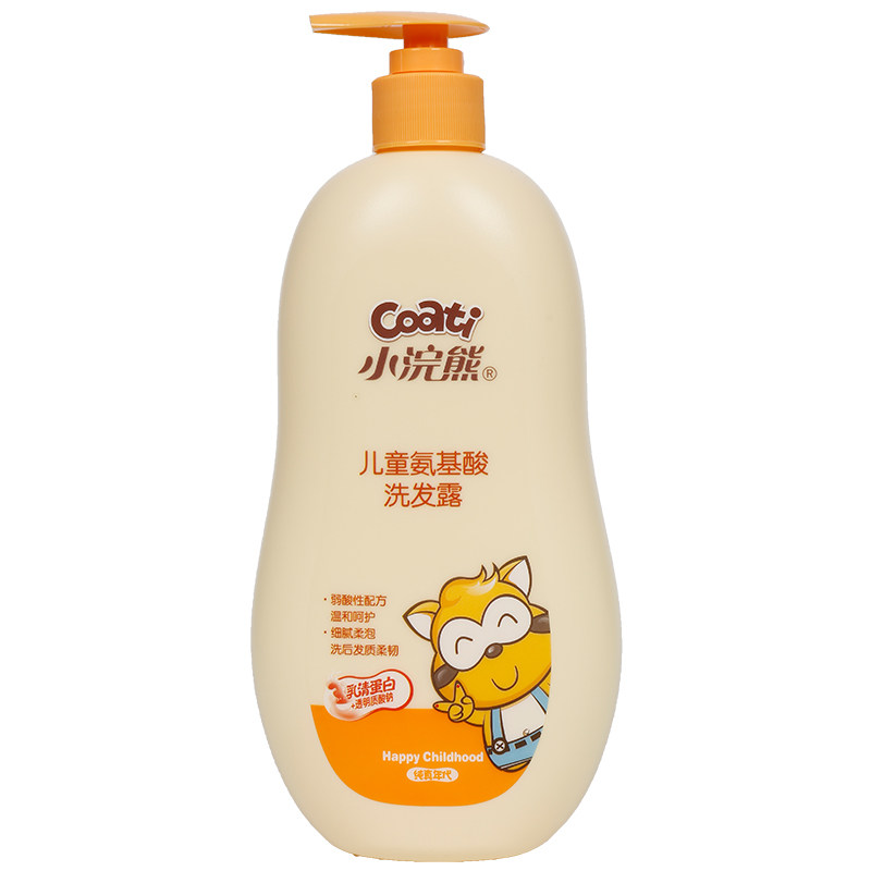 小浣熊儿童氨基酸洗发水600ml