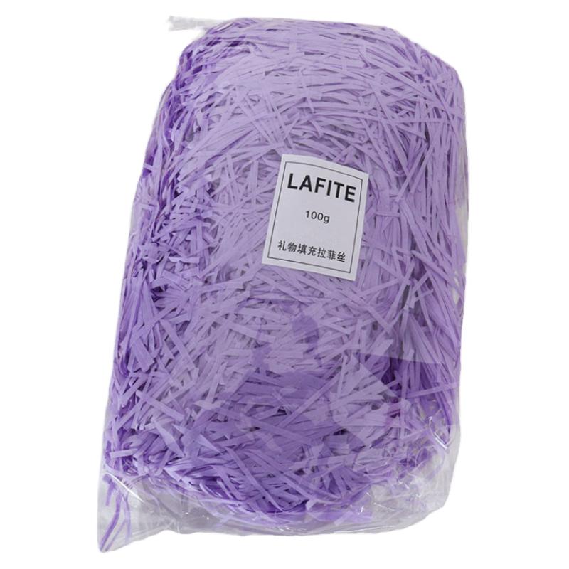 拉菲草填充物碎纸丝情人节礼物礼品喜糖盒子伴手礼盒装饰包装材料
