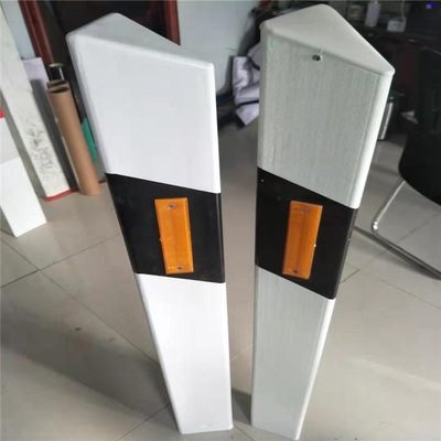 玻璃钢柱式轮廓标高速公路轮廓三角反型帽标PVC光标圆式