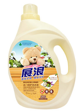 展浪洁净柔顺倍护洗衣液香味持久