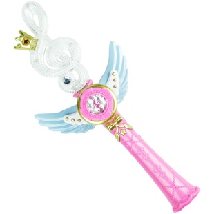 小伶玩具小玲魔法世界魔法棒魔法之心星发光魔仙女棒女孩公主礼物