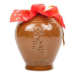 女儿红绍兴黄酒精品八年半干型绍兴黄酒1.5L单坛装黄酒老酒坛装酒