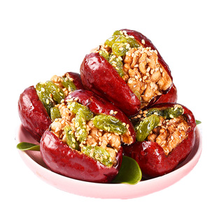 枣夹核桃红枣仁派无核小吃批发坚果零食休闲食品办公室解馋批发