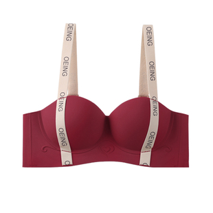 OEING红色内衣女小胸聚拢显大本命年防下垂文胸结婚新娘内裤套装
