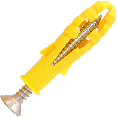 尼龙螺丝黄色m6m8m10塑料膨胀管