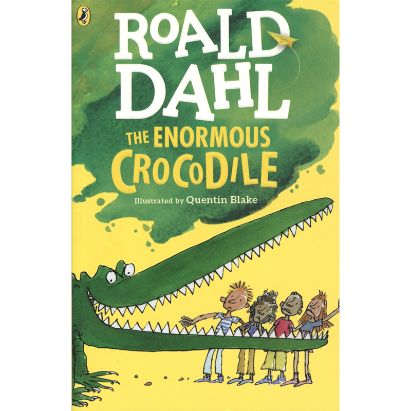 Roald Dahl- The Enormous Crocodile巨大的鳄鱼罗尔德·达尔全彩插图桥梁书儿童英文课外读物英文原版进口儿童图书