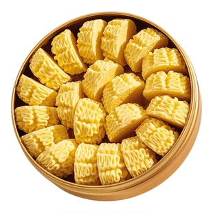 莎布蕾黄油小花曲奇198g休闲零食下午茶点心圣诞伴手礼盒装多口味