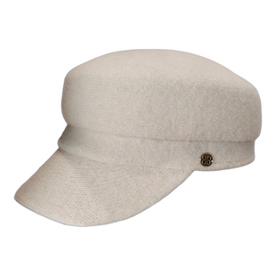 网红感穿搭羊毛呢平顶报童帽宽檐显脸小鸭舌帽日系百搭八角帽女