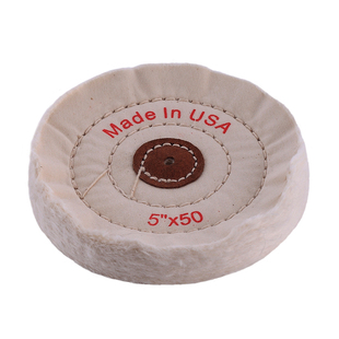 抛光白布轮绒布轮平面纯棉布轮 金属玻璃不锈钢镜面抛光轮100 125