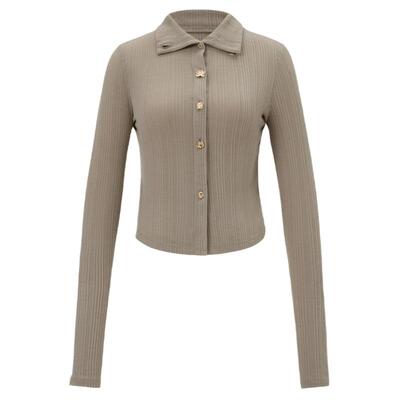 MESUX米岫新女绵羊毛混纺修身套头针织上衣MMWUD505