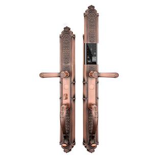 别墅大门智能门锁双开门指纹锁密码锁家用防盗门入户电子锁智能锁