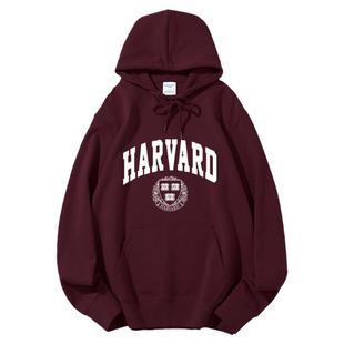 哈佛大学卫衣Harvard University纪念品外套上衣套头衫男女薄款