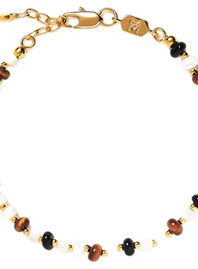 Missoma女礼物珍珠母贝串珠手链