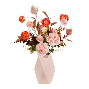 轻奢仿真花假花摆设客厅餐桌花摆花装饰花艺家居插花干花花束摆件