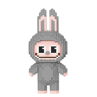 33CM专柜定制款NABOBO积木串联大颗粒立体拼搭摆件男女孩玩具礼物