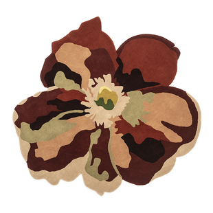 进口nanimarquina纯羊毛手工簇绒不规则花卉系列客厅地毯块毯