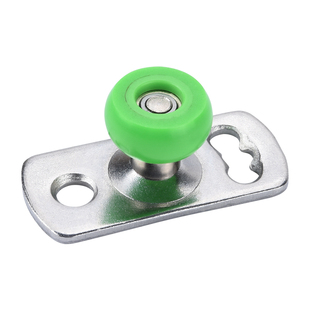 实木门折叠推拉吊移门下导轮不锈钢滑轮限位器导向器止摆器定位器