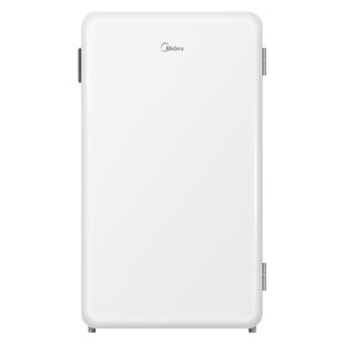 美的93升小型家用单门复古母乳一级宿舍办公室冷藏迷你客厅冰箱