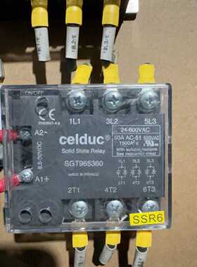 询价赛德Celduc固态继电器型号SGT965360三相50