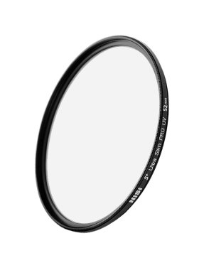 NiSi耐司 UV镜52mm 镜头保护镜 适用于微单反相机镜头Z6 D7500 24-50mm 35mm 佳能50mm 薄框高清保护滤光镜