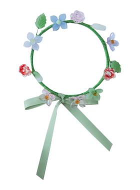 七隐玻璃花环装饰摆件