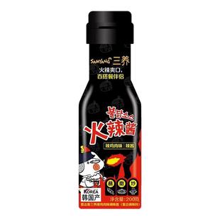 韩国进口三养火鸡面酱料火辣椒奶油双倍辣酱料韩式拌面酱瓶装辣酱