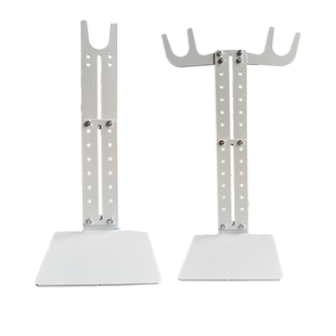 可调高度 T8多肉植物生长灯架补光灯管立式固定支架灯盘三排灯夹