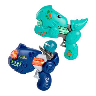 玩具枪儿童太空投影发光灯光会转动男孩地摊玩具夜市公园摆摊货源