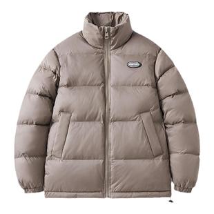 冬季立领排骨羽绒服男高端90%白鸭绒保暖加厚面包服冬装时尚外套