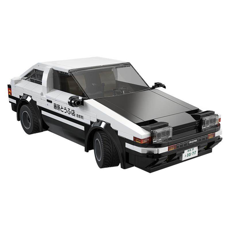 cada咔搭积木遥控ae86拼装赛车