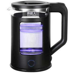 南极人全自动玻璃电热烧水壶保温一体家用透明煮茶电热水壶大容量