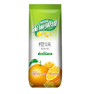 整箱雀巢果维c橙汁速溶冰糖冲饮料粉果珍汁c商用黑加仑雪梨柠檬味