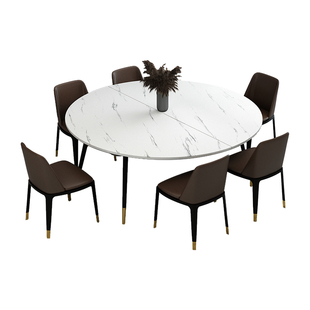 折叠桌圆台面经济简约型圆桌面圆形圆桌白色轻奢简单现代桌面