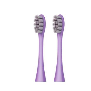 聚阳适配花上F1/HUSUM电动牙刷头替换装F系列F4清洁型软毛紫色