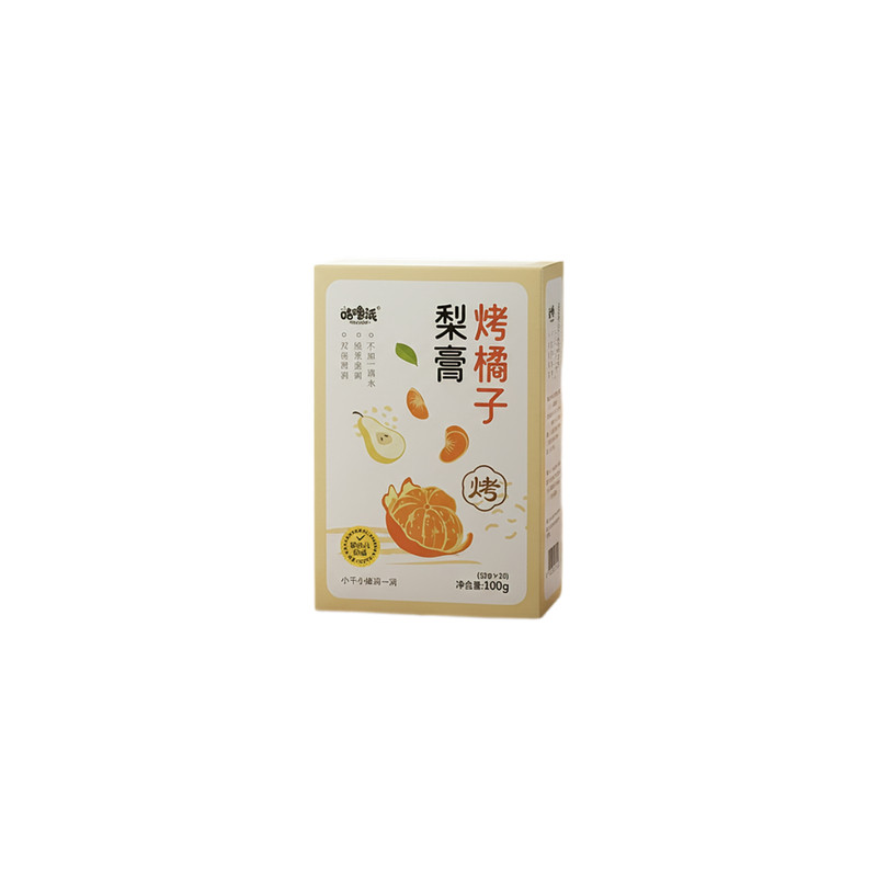 [新包装]咕噜派烤橘子梨膏枇杷冲泡饮用独立包装鲜果熬秋冬无添加