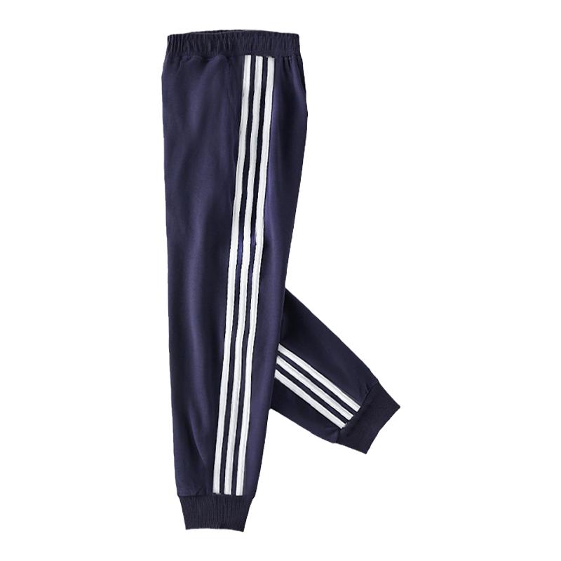 罗蒙儿童藏蓝校园服裤子运动裤
