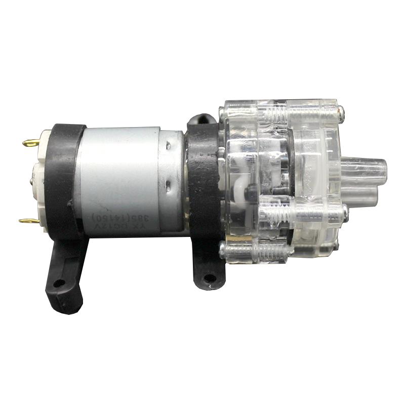 385隔膜泵直流自吸水泵12V24V小型抽水泵鱼缸换水泵抽水机大流量