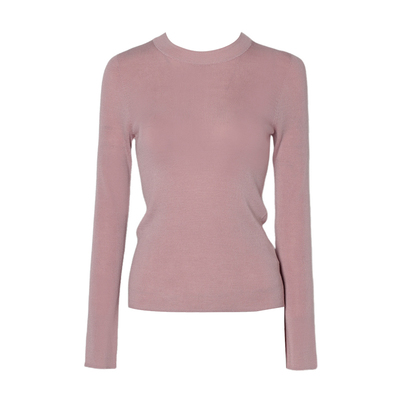 圆领无缝一体气质打底衫