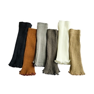 日系儿童中筒袜护膝堆堆袜套女童保暖护腿过膝加厚jk短款春秋冬款