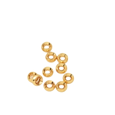 18K铜镀金保色车轮珠隔珠