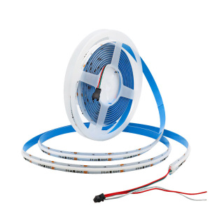 COB幻彩跑马流水灯带12V已接入米家APP智能音乐律动柔性氛围灯24V