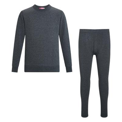 红豆正品加绒加厚保暖内衣套装男秋冬防寒圆领中老年送礼过节盒装