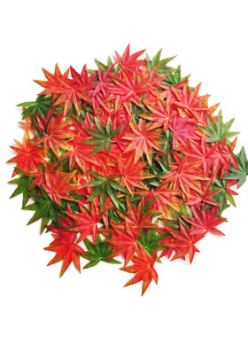 仿真假树叶单片落叶枫叶摄影装饰