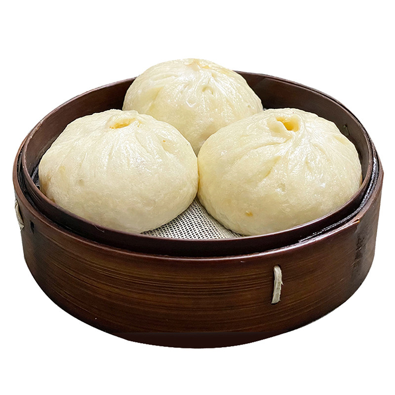 嵊州手工老面干菜鲜肉大包儿童早餐早饭速冻半成品梅干菜包大包子