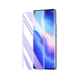 适用opporeno5pro钢化膜全屏全覆盖reno5pro+手机膜保护超清玻璃reno5pro防窥膜抗摔uv全胶贴膜曲面水凝膜por
