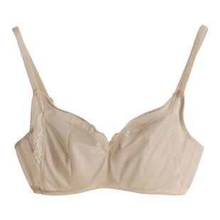 CEROTICH大胸显小蕾丝文胸女桑蚕丝透气薄兔耳朵复古法式性感内衣